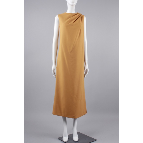 XL Vintage 60s Hostess Cocktail Maxi Dress - Picture 2 of 7